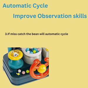 اسباب بازی شهر بازی با فرمان موزیکال Catch Bean Game Machine Toy